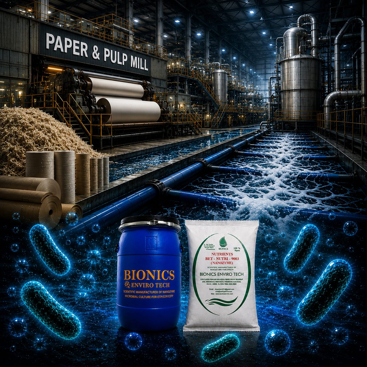 Paper Industry wastewater treatment case study